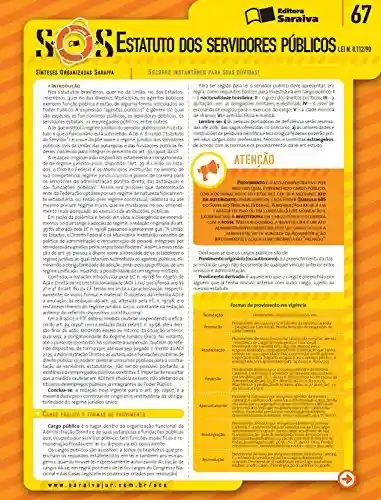 Capa do livro: COLEÇÃO SOS – ESTATUTO DOS SERVIDORES PÚBLICOS – LEI N. 8.112 - Ler Online pdf