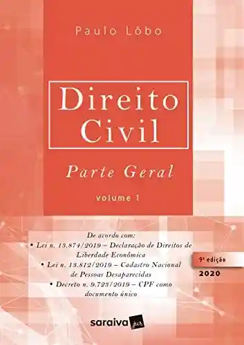 Capa do livro: Direito Civil: Parte Geral: Vol. 1 - Ler Online pdf
