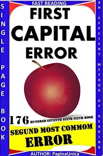 Livro PDF: FIRST CAPITAL ERROR: SEGUND MOST COMMOM ERROR